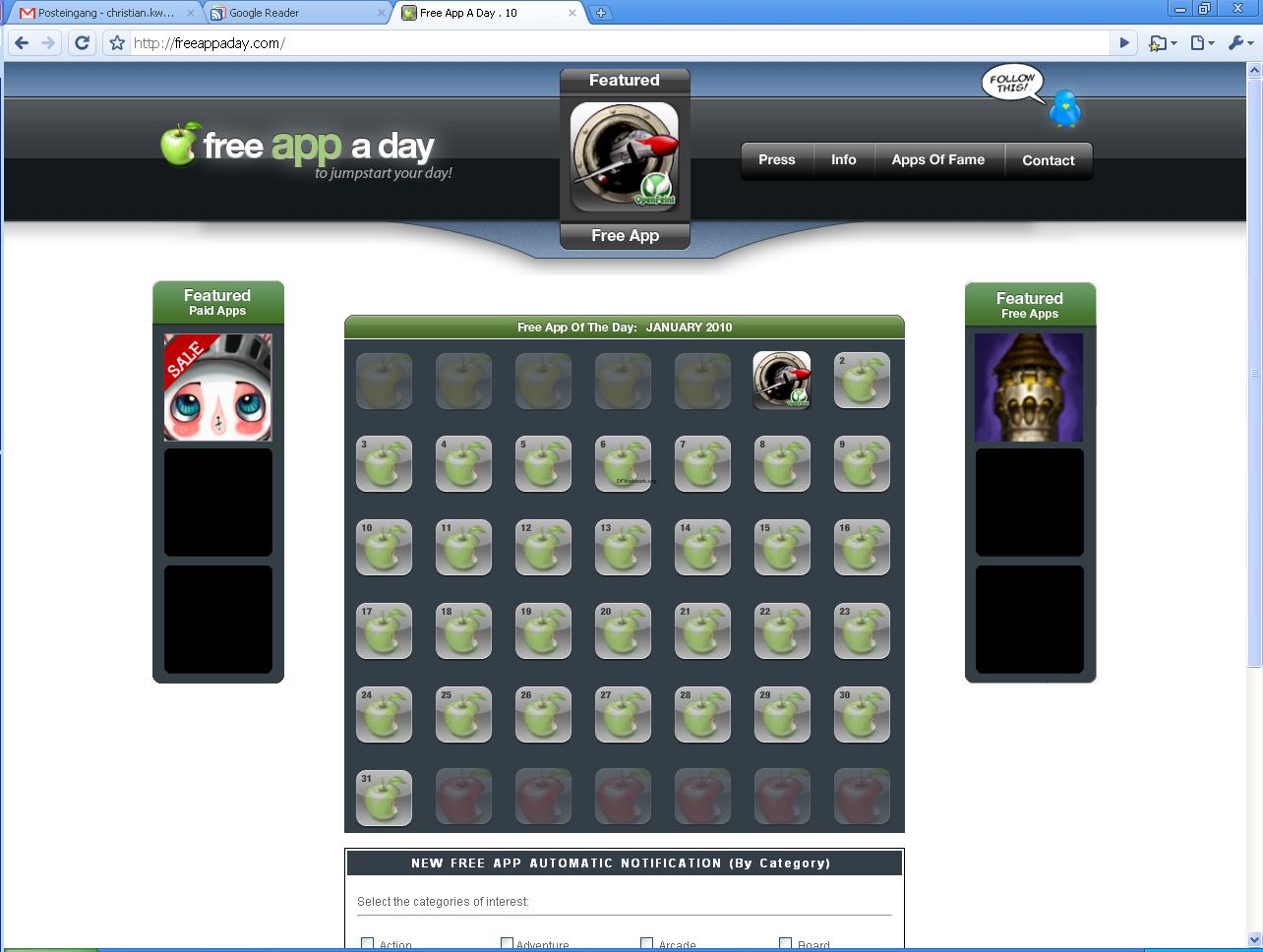 Free App a Day