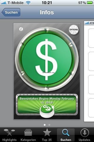 KaChing Button – Jetzt kommen die Gewinnspiele