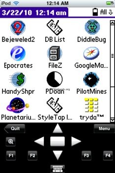 StyleTap – PalmOS Emulator für das iPhone