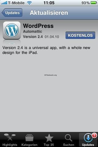 iPad Apps Live und die ersten iPad Updates