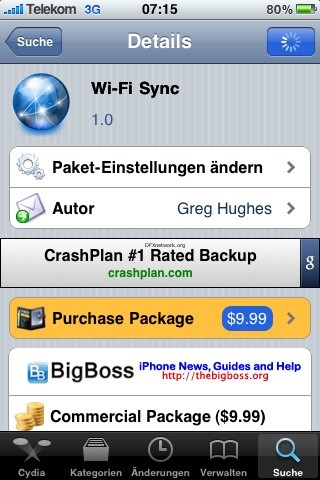 [update]Wi-Fi Sync App wurde Abgelehnt aber in Cydia erhältlich