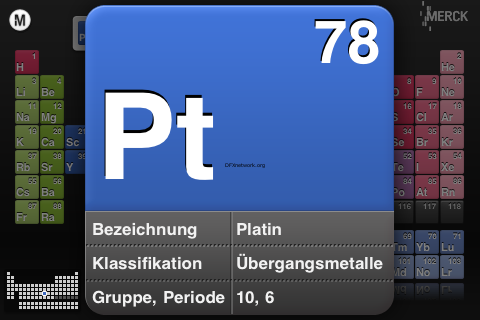 Merck PSE – Das Periodensystem auf dem iPhone