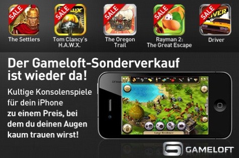 Gameloft Sommer Sonder Verkauf