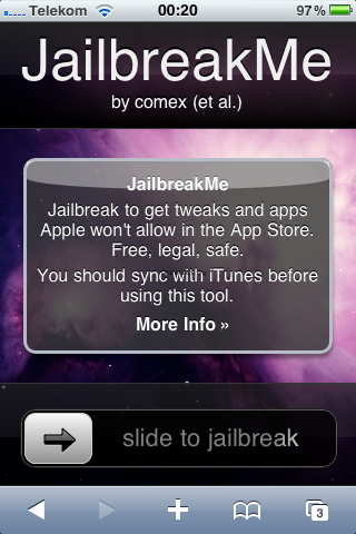 jailbreakme.com – Jailbreak per Webbrowser von Comex und dem Dev-Team