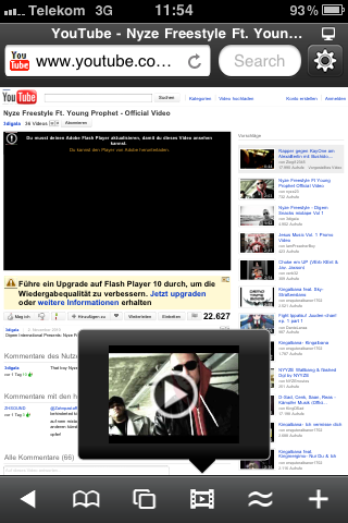 Skyfire Browser – Flash Video auf dem iPhone