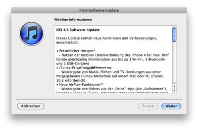 iOS 4.3 ist da