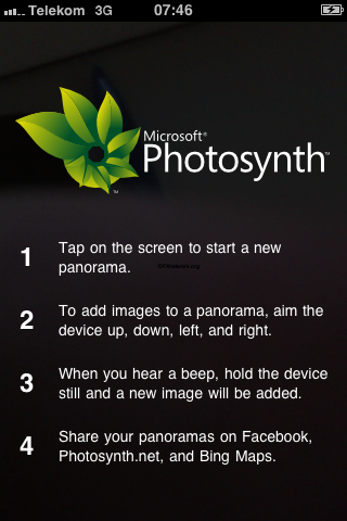 Microsoft Photosynth – Panorama App von Microsoft