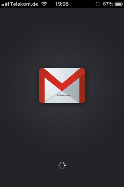 Die Gmail App ist erscheinen