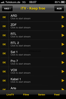 iTV – TV Streaming mit faden Beigeschmack