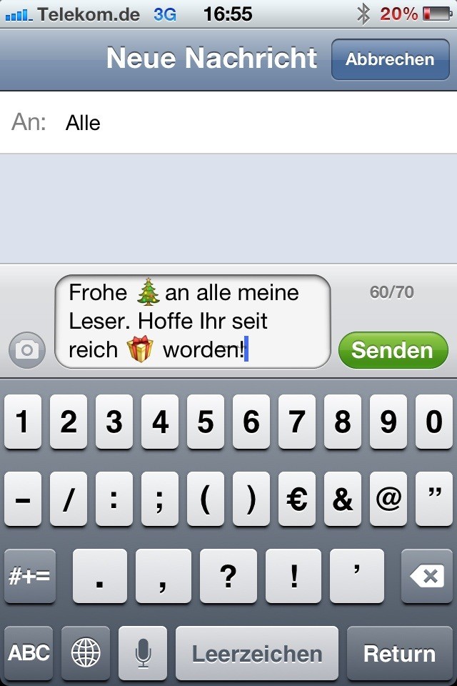 Frohe Festtage