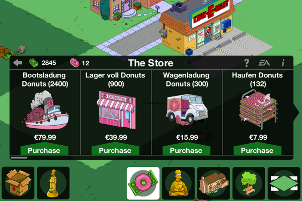 die Simpsons: Springfield / the Simpsons: Tapped Out – iPhone – Kostenloser Zeit verbrenner für Fans